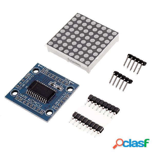 3Pcs MAX7219 Modulo a matrice di punti Microcontroller LED