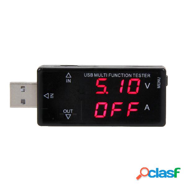 3V-30v digital usb corrente tensione caricatore capacità