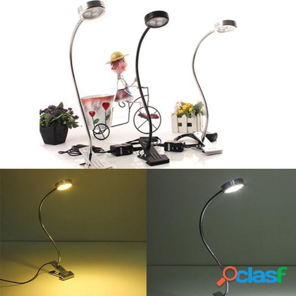 3W pieghevole studio comodino lampada da tavolo LED lampada
