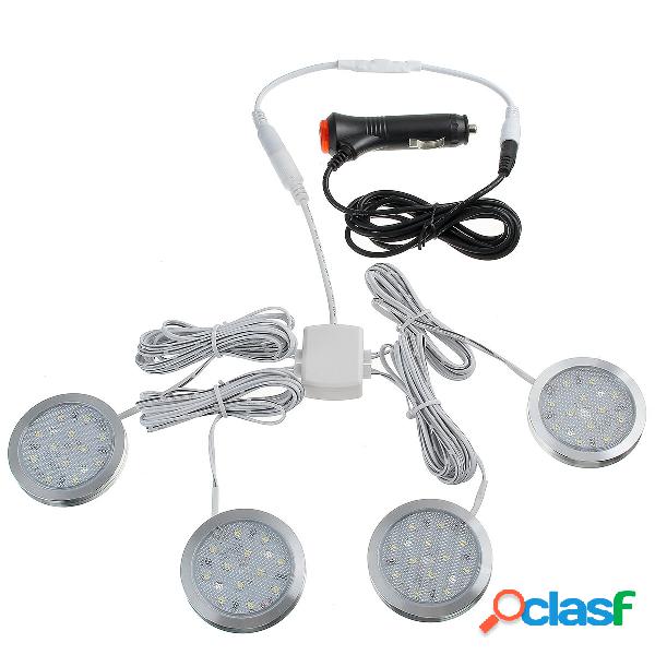 4 pezzi 12V 2.5W LED Faretto a soffitto per interni lampada