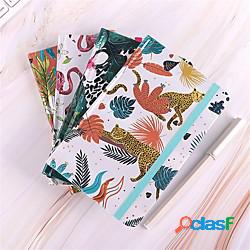 4 pezzi notebook con righe a6 4,1 × 5,8 pollici retrò
