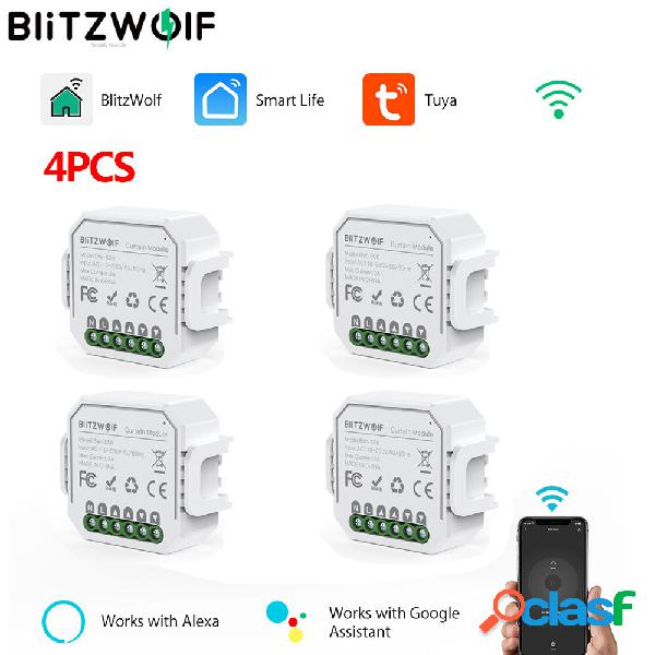 [4PCS] BlitzWolf® BW-SS6 WIFI Smart Curtain Module APP