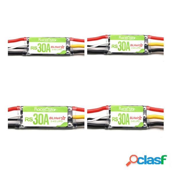 4X Racerstar RS30A 30A Blheli_S OPTO 2-4S ESC Supporta