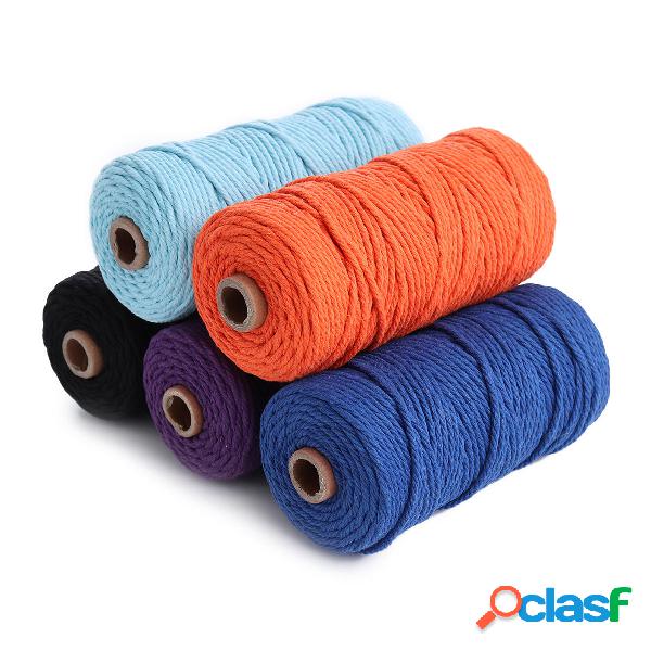 5 colori 3mm 100M DIY Macrame lungo Colorful Corda