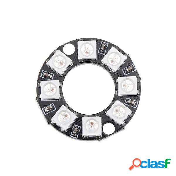 5 pezzi 8 bit WS2812 5050 RGB LED Scheda di sviluppo anello