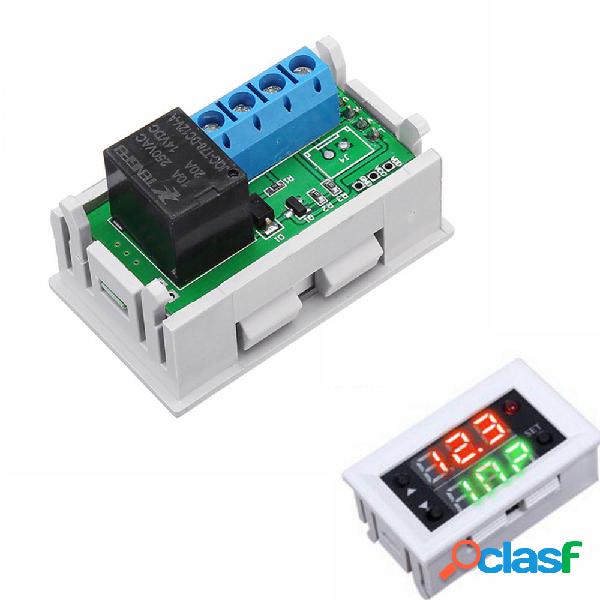 5 pz Mini 12V 20A Digitale LED Dual Relay Display Modulo