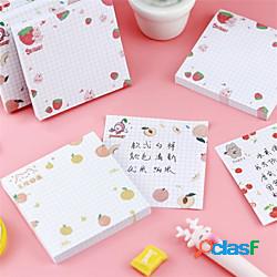 5 pz note adesive 3.153.15 pollici carta colorata carino
