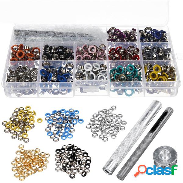 540PCS Gommini Set Bottoni con occhielli in metallo per