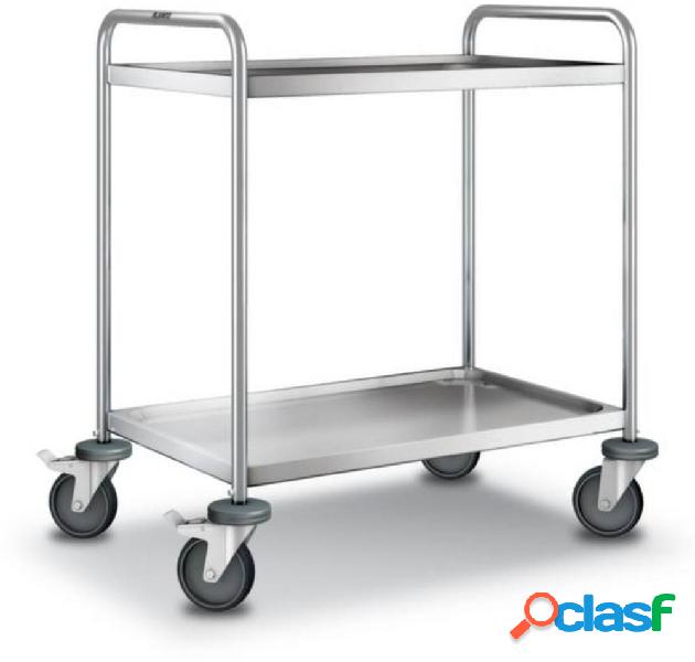 555527 Carrello con ripiani Acciaio inox Capacità di carico