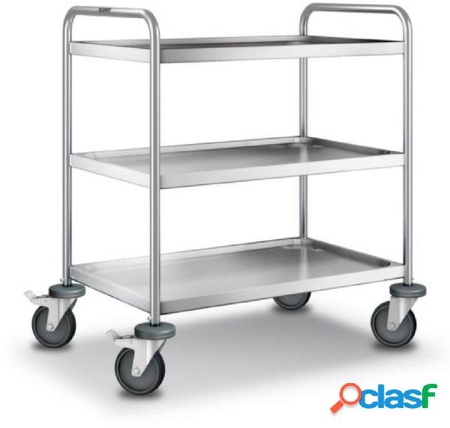 555528 Carrello con ripiani Acciaio inox Capacità di carico