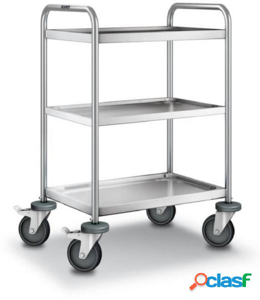 566247 Carrello con ripiani Acciaio inox Capacità di carico