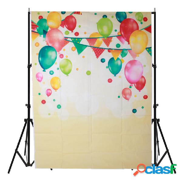 5x7FT Vinyl Colorful Balloon Photography Background