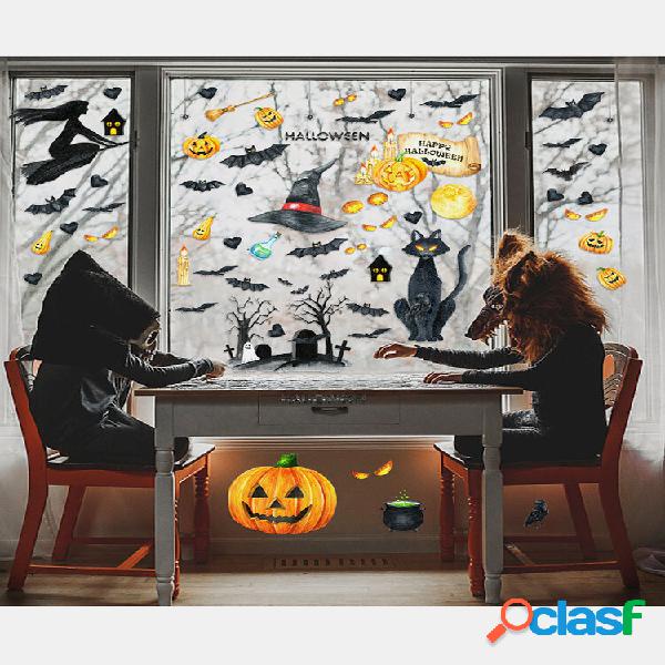 6 pezzi strega lanterna pipistrello halloween serie stampa