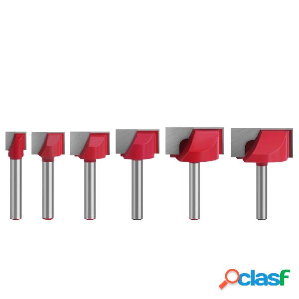 6 pz 6mm Lega Router Bit Shank Superficie Piallatura Fondo