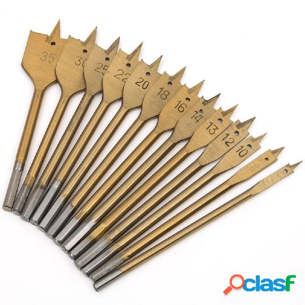6/8/13pcs Set di punte da trapano piatte metriche a forcella