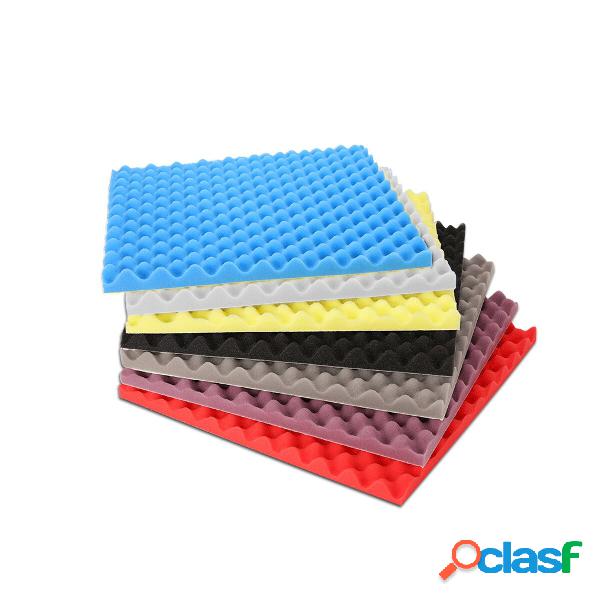 6Pcs 25x25x3cm Spugna per assorbimento acustico con pannello