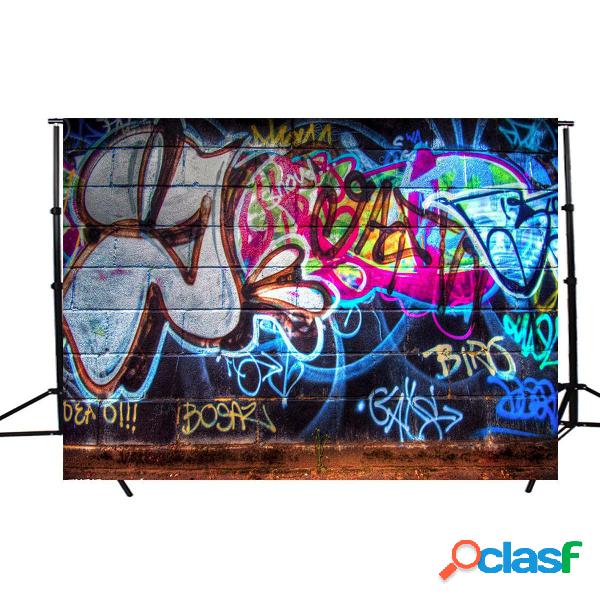 7x5ft Vinyl Graffiti Art Wall Fotografia Studio Prop Foto