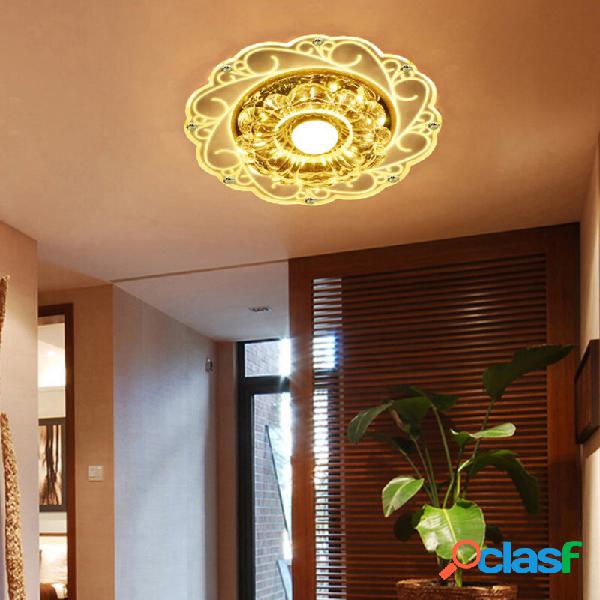 9W 90-260V Cristallo LED Plafoniera a sospensione lampada