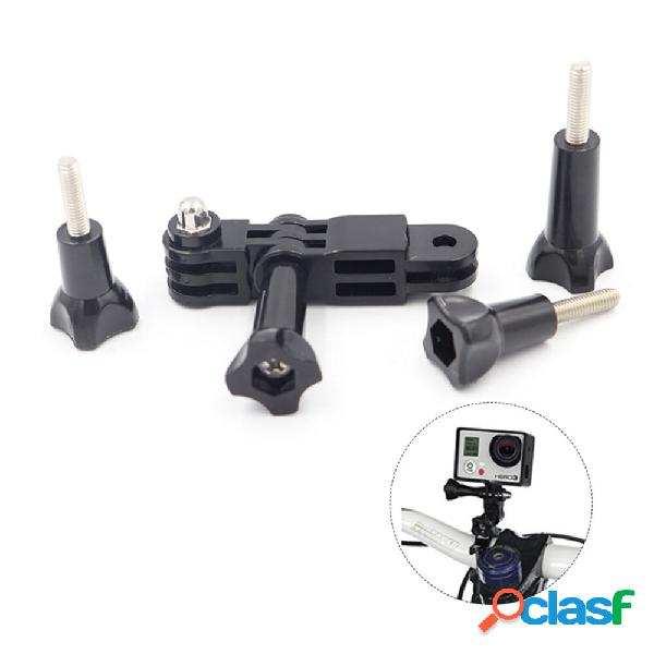 ABS Metal Black Long Vite Accessori adattatori per Gopro