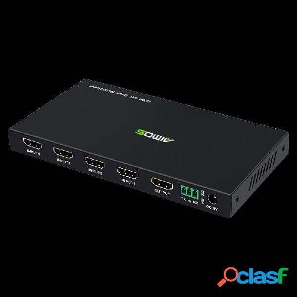 AIMOS AM-8401 HD Switcher video splitter multischermo 4x1