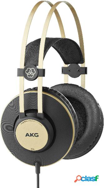 AKG Harman K92 Studio Cuffie auricolari via cavo Nero, Oro