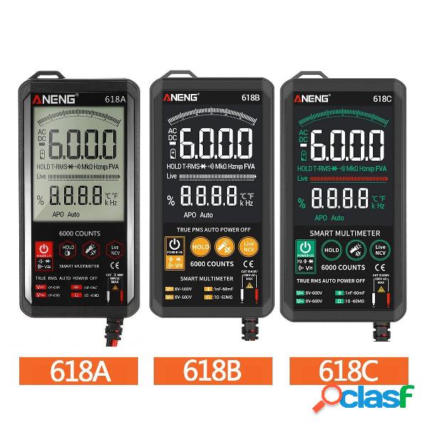 ANENG Smart Touch Digital Multimetri LCD Ohmmeter Tester