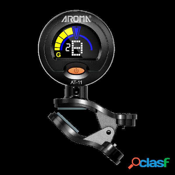 AROMA AT-11 Accordatore Clip-on Schermo a Colori per