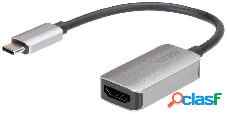 ATEN UC3008A1 USB-C™ / HDMI Adattatore Nero, Argento 0.30