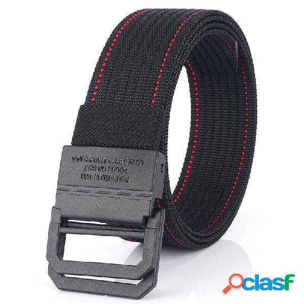 AWMN Nylon 125 cm tattico Cintura doppio anello fibbia in