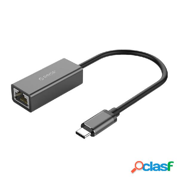 Adattatore Ethernet XC-R45 in lega di alluminio da Type-C a