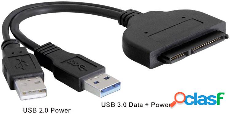Adattatore Hard Disk Delock [1x Spina A USB 3.2 Gen 1 (USB