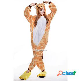Adults Kigurumi Pajamas Animal Giraffe Onesie Pajamas Polar
