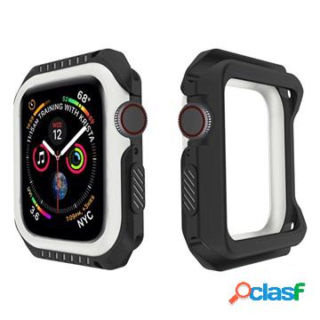 Apple Watch Series 4 Silicone Case - 44mm - Black / White