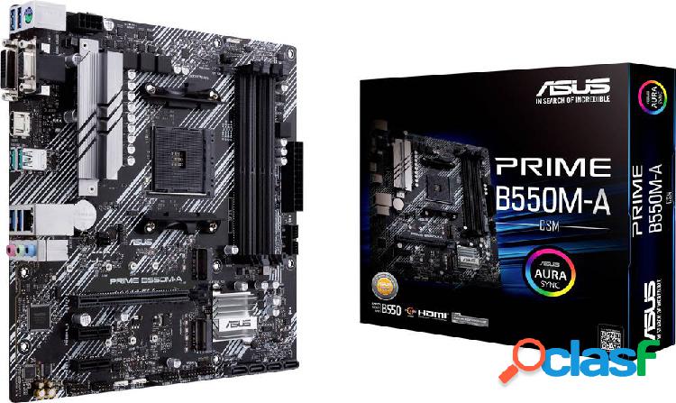 Asus PRIME B550M-A/CSM Mainboard Attacco AMD AM4 Fattore di