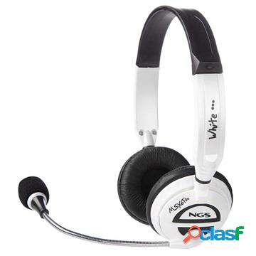 Auricolare con Microfono NGS MSX6 Pro - 3.5mm - Bianco