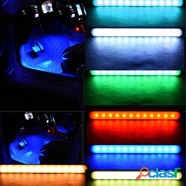 Auto 4 in 1 Auto LED Decorazione Atmosfera Luci Colorful