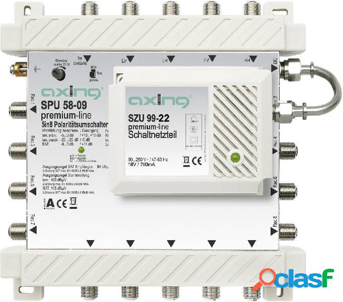 Axing SPU 58-09 SAT multiswitch Ingressi (Multiswitch): 5 (4