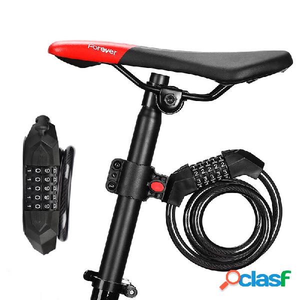 BIKIGHT 5 Numero Password per bicicletta serratura Antifurto