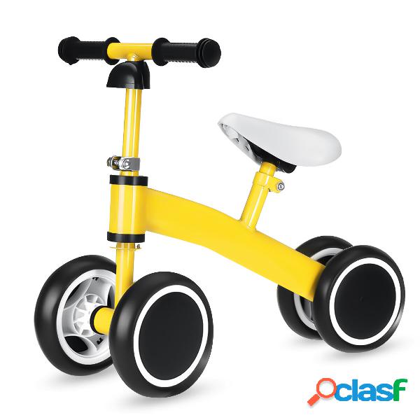 Baby Balance Bike 4 ruote Bicicletta senza pedali con