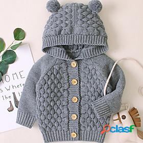 Baby Boys Active Coat Outdoor Blue Blushing Pink Gray Solid