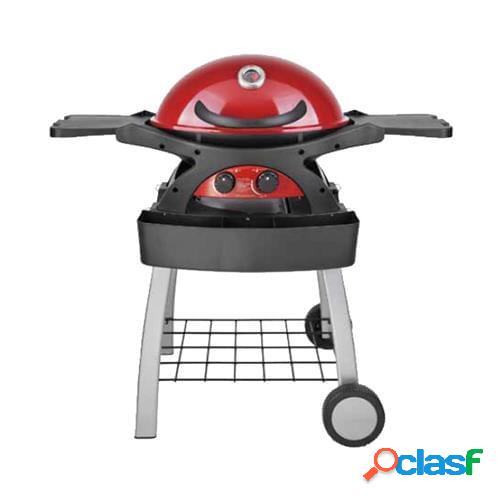 Barbecue a gas Dolcevita Twingrill rosso + Coltello bbq