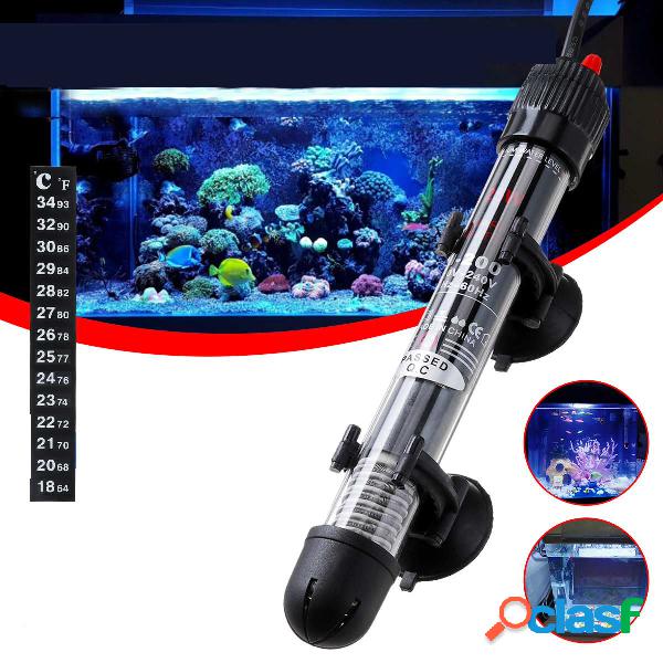 Barra riscaldante sommergibile per acquario da 25/50/100/200