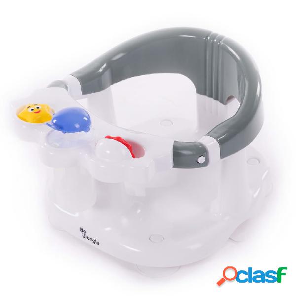 Bo Jungle B-Bath Seggiolino da Bagno per Bambini Grigio e