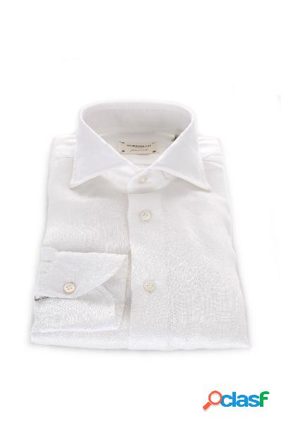 Borriello Camicie Casual Uomo Bianco