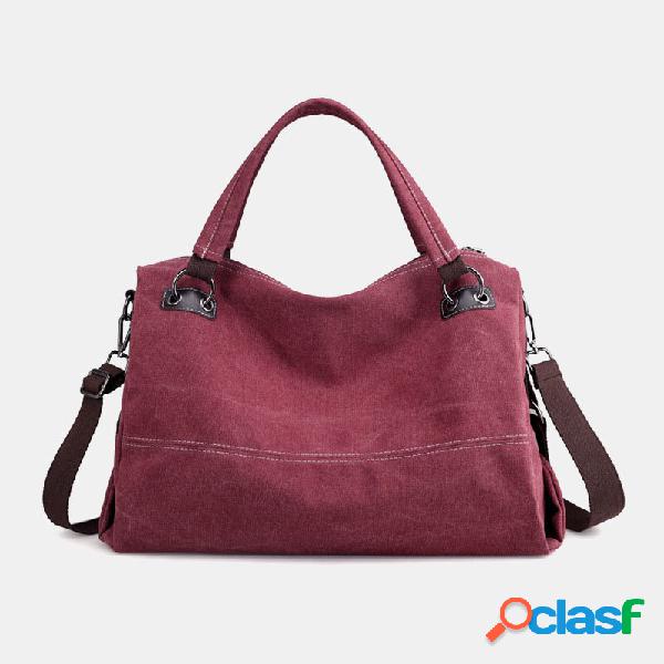 Borsa a tracolla multi-carry Borsa in tela casual da donna