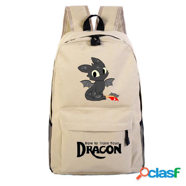 Borsa per zaino maschio e femmina zaino spalla zaino drago