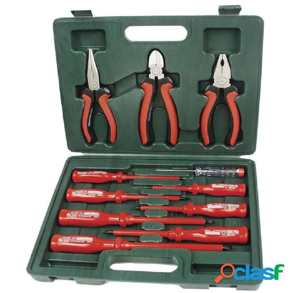 Brüder Mannesmann Set Cacciaviti e Pinze 11 pz VDE 11240