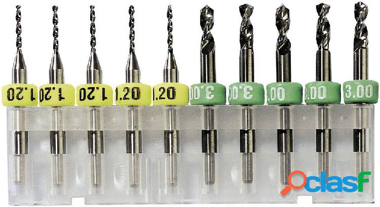 Bungard Punte in metallo rettificato 81006 Contenuto 10 pz.