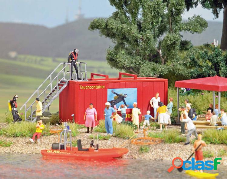 Busch 1618 Contenitore a immersione H0 DLRG Kit da montare