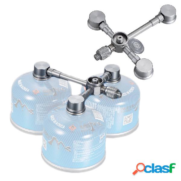 CAMPINGMOON Outdoor campeggio Adattatore per teste di stufa